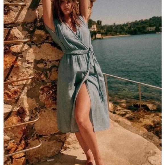 Sezane Other - SEZANE Pamela dress Rosewood